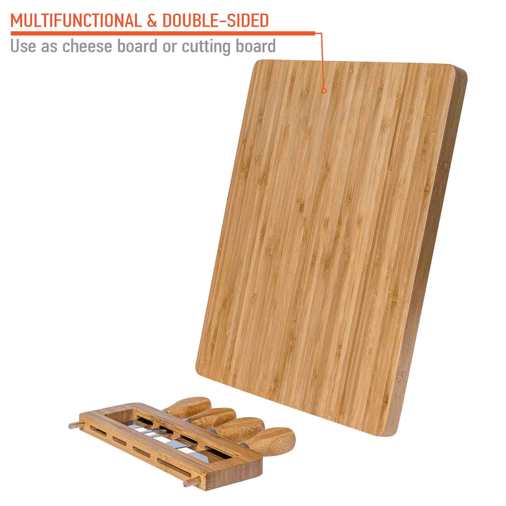 Cheese Board & Knife Set, 14x11"