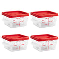 ENCYS 2qt Food Storage Containers (4-Pack)