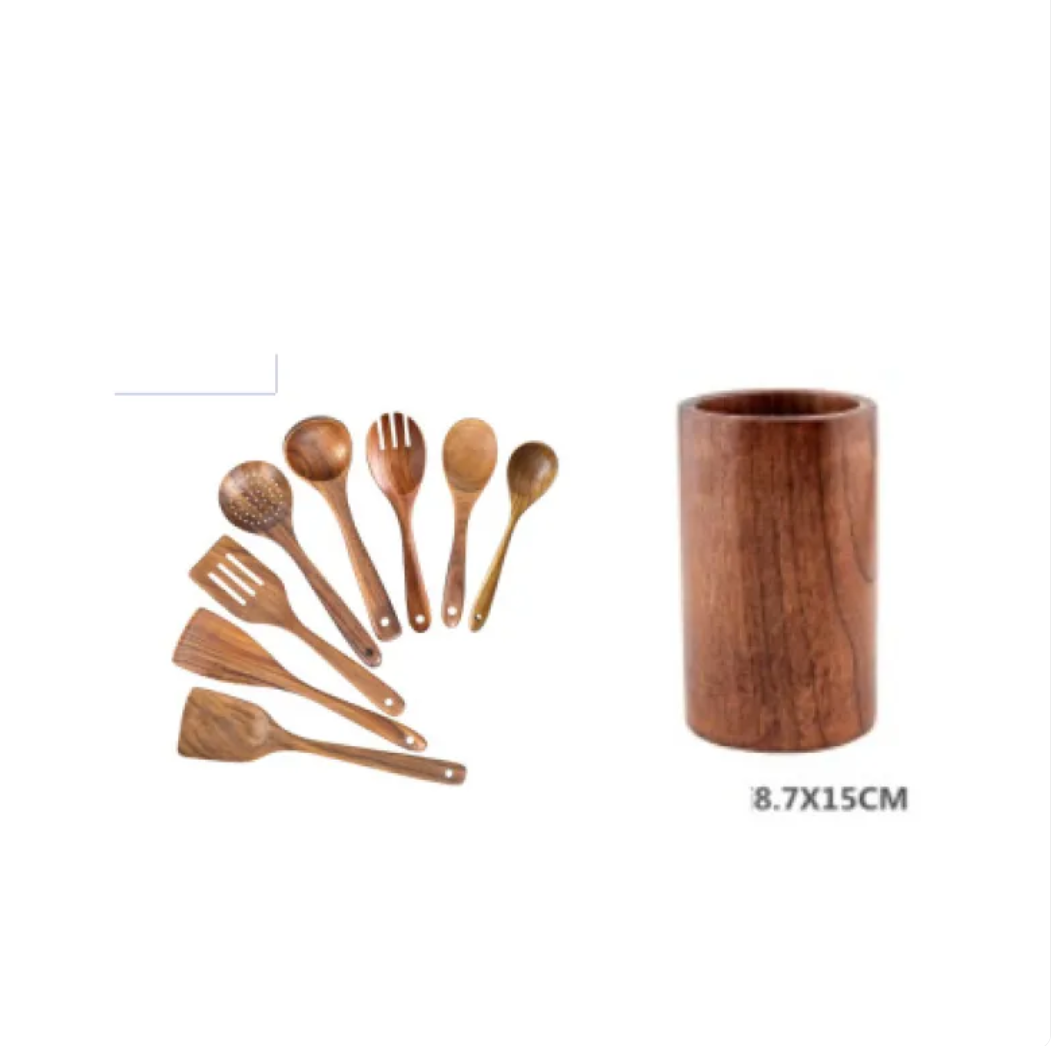 Acacia Wood Utensil Set