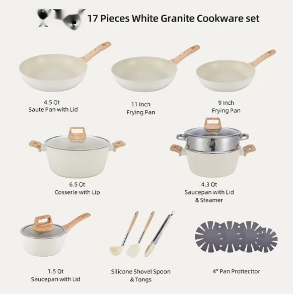 Granite Stone Non-Stick Pan Set