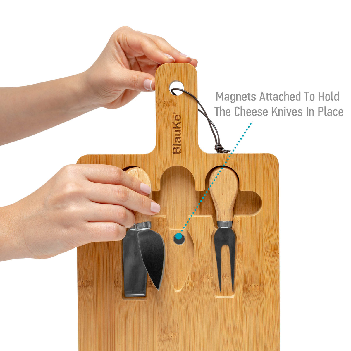 Cheese Board & Knife Set, 12x8"