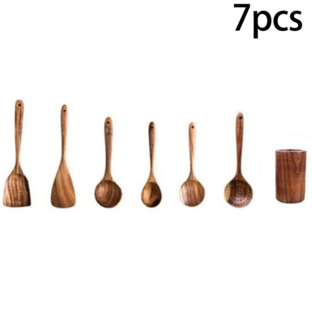 Acacia Wood Utensil Set