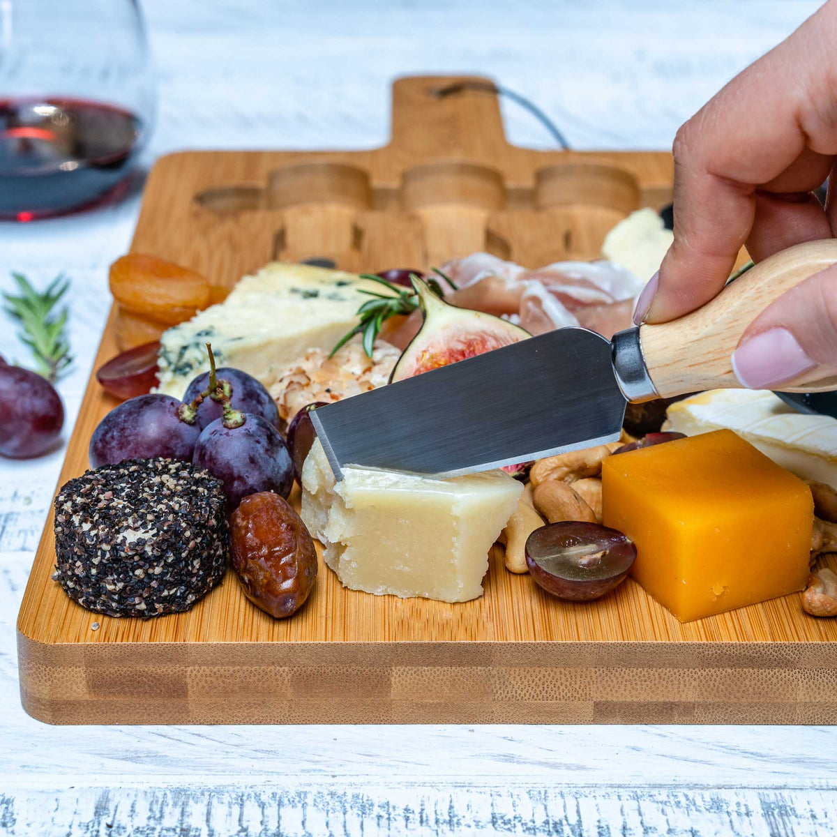 Cheese Board & Knife Set, 12x8"