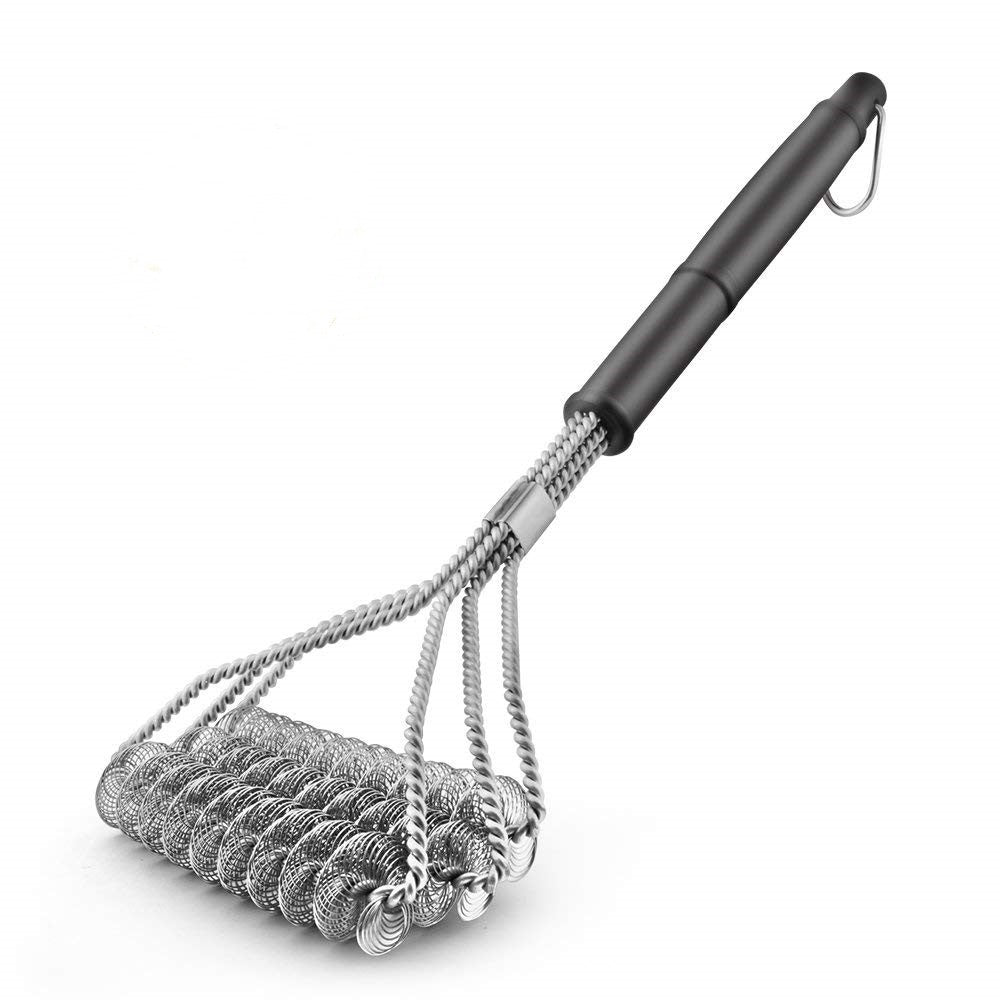Triple-Head Grill Brush, 18"