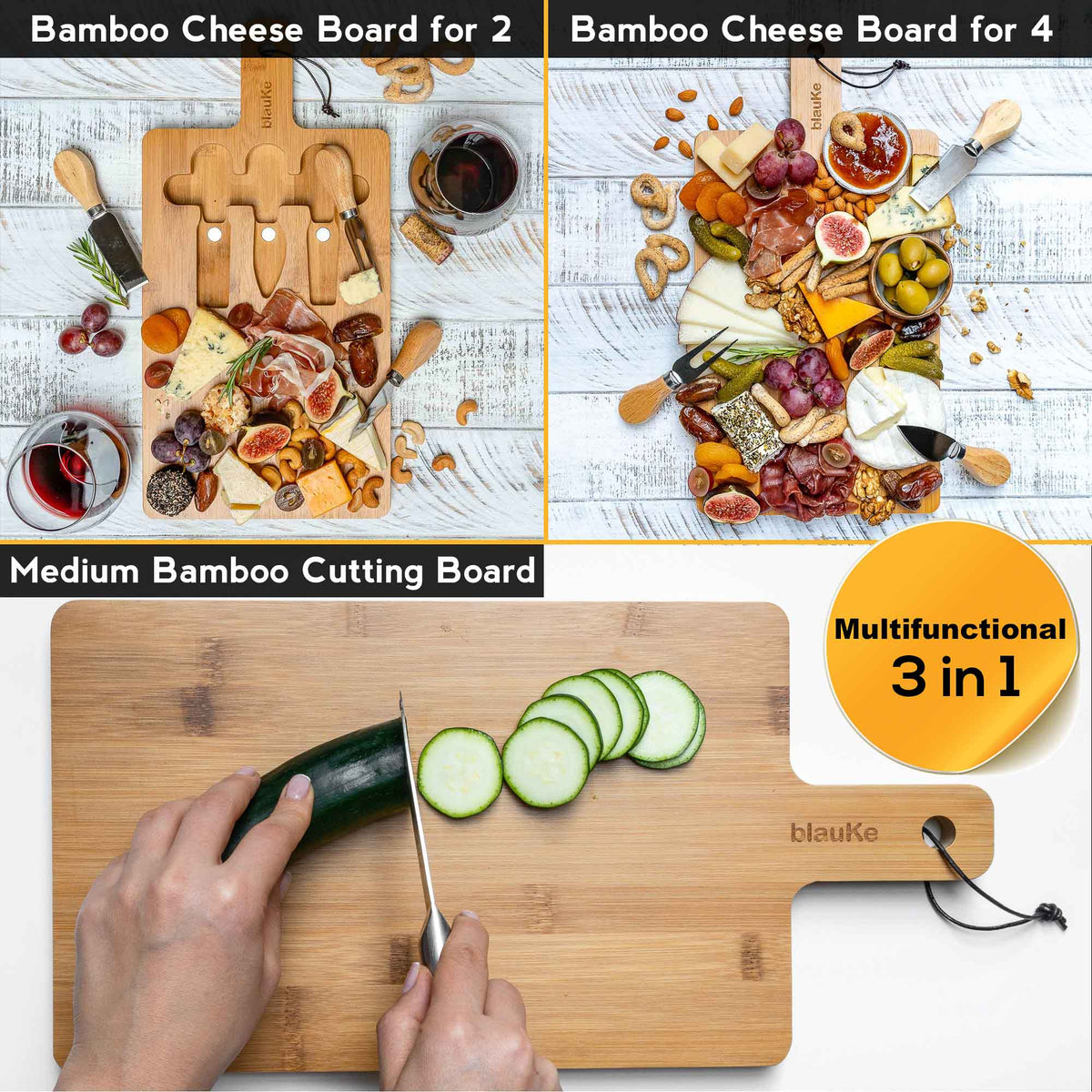 Cheese Board & Knife Set, 12x8"