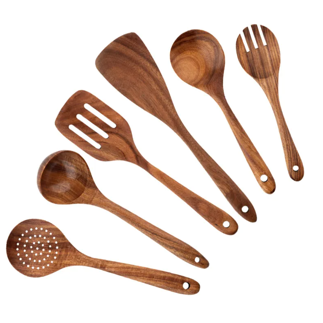 Acacia Wood Utensil Set