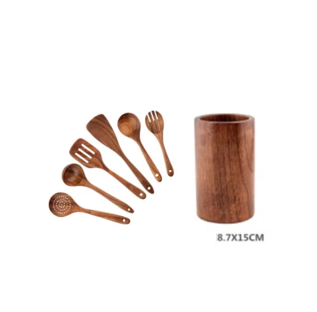 Acacia Wood Utensil Set