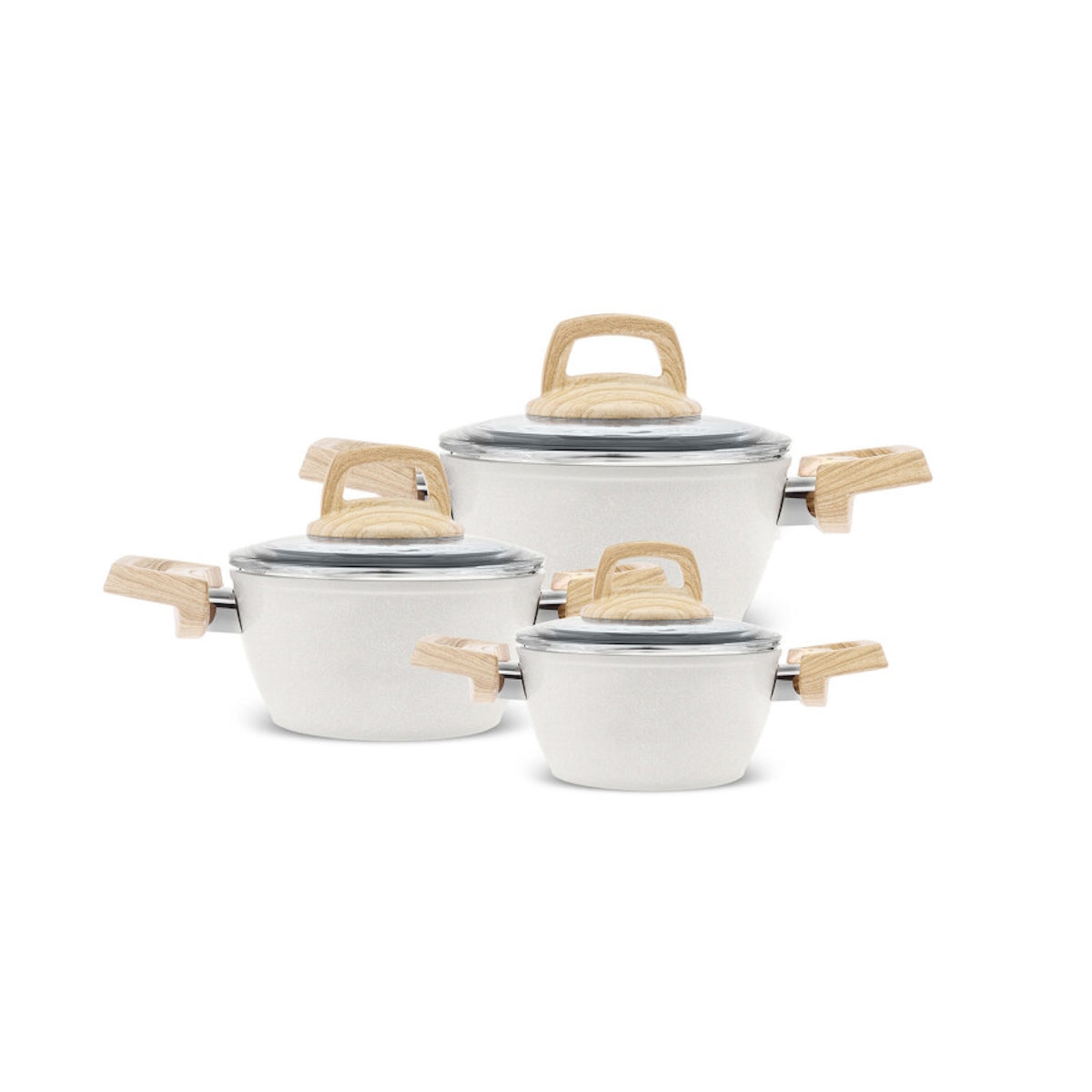 Karaca Swiss Crystal 6-Piece Pot Set