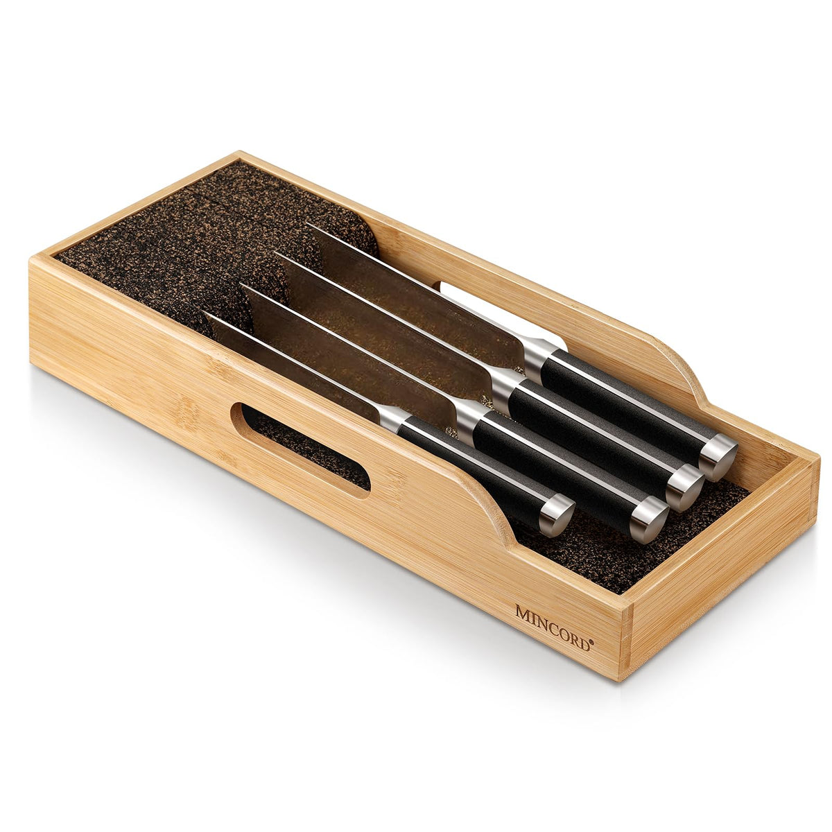 Bamboo Knife Drawer Organizer