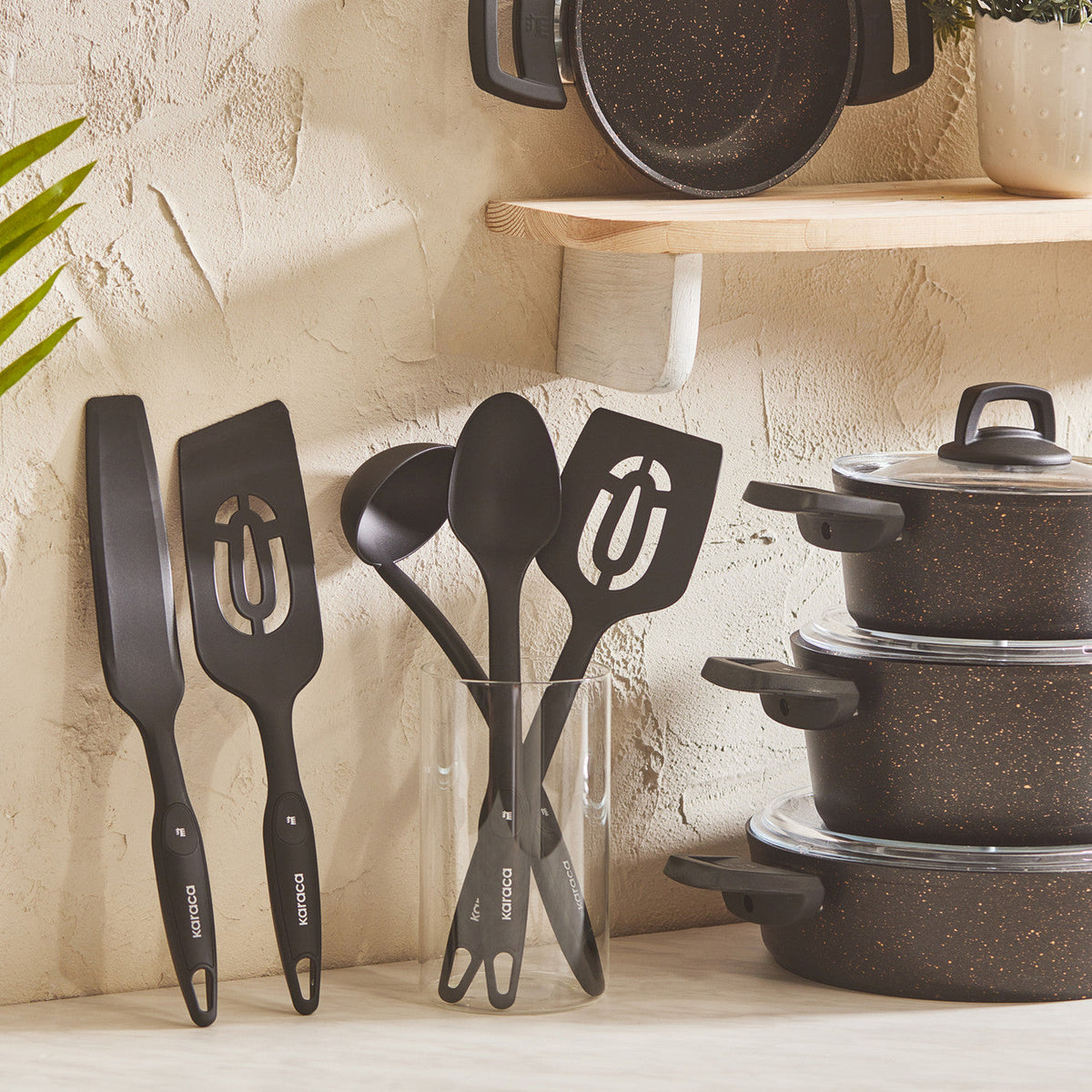 Karaca Biogranit 13-Piece Cookware Set