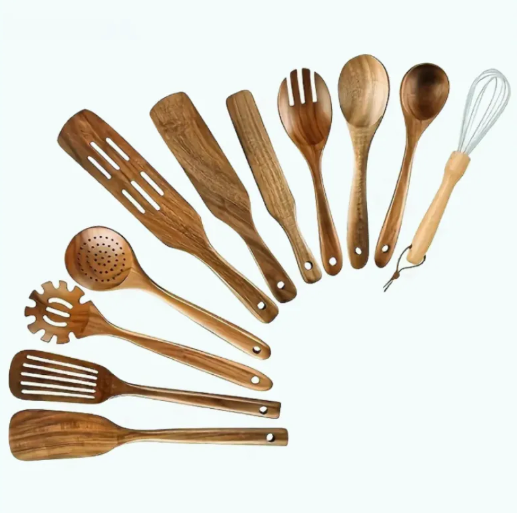 Acacia Wood Utensil Set