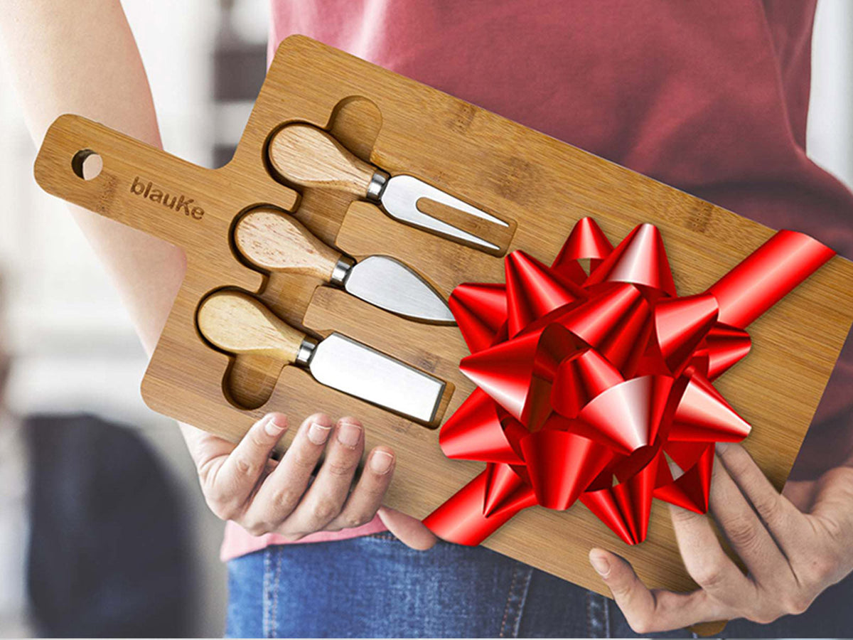 Cheese Board & Knife Set, 12x8"