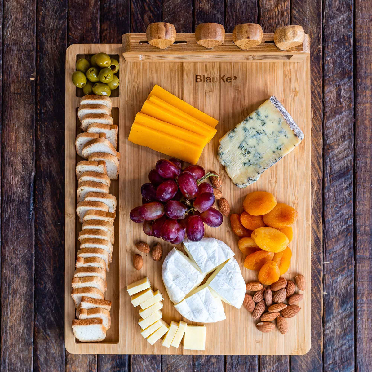 Cheese Board & Knife Set, 14x11"