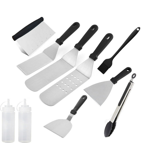 10-Piece BBQ Grill Tool Set