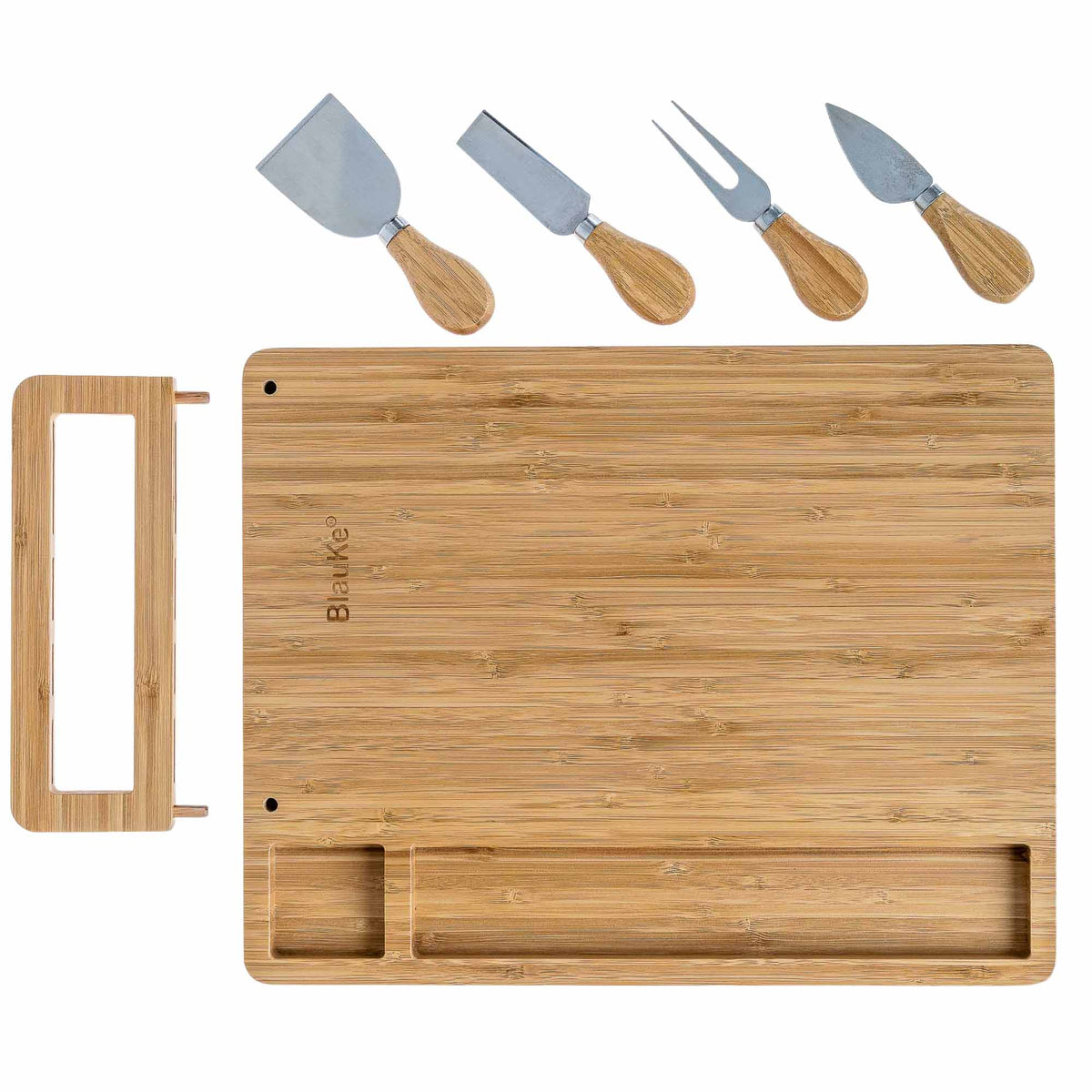 Cheese Board & Knife Set, 14x11"