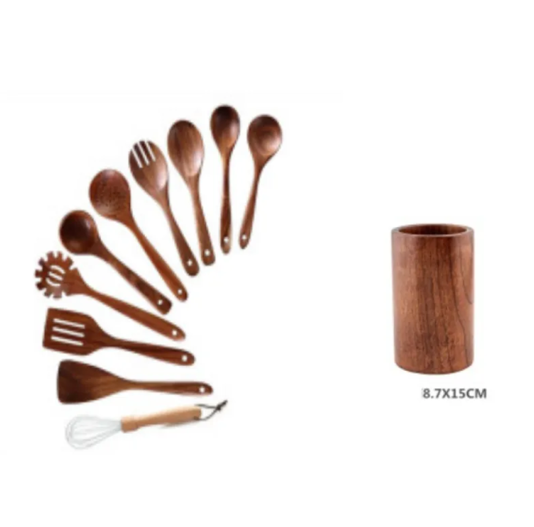 Acacia Wood Utensil Set