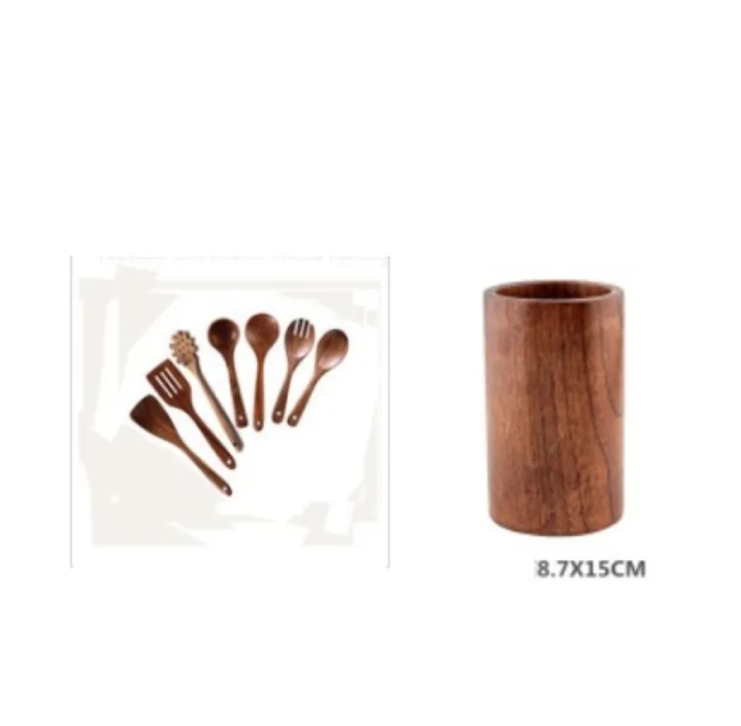 Acacia Wood Utensil Set